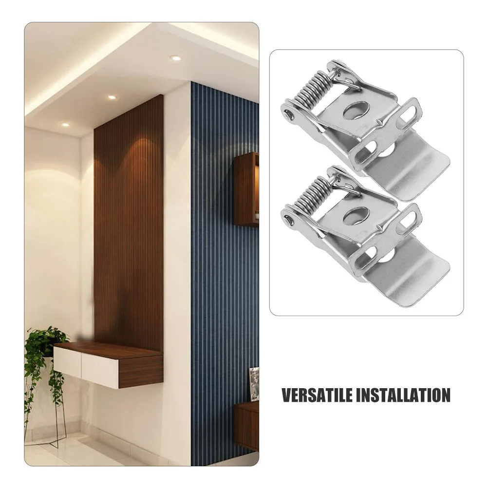 20Pcs Downlight Spring Clips Flexible Ceiling Light Fixed Clips for Recessed Lamp Fixtures LED Panel Lighting Accessories Spring