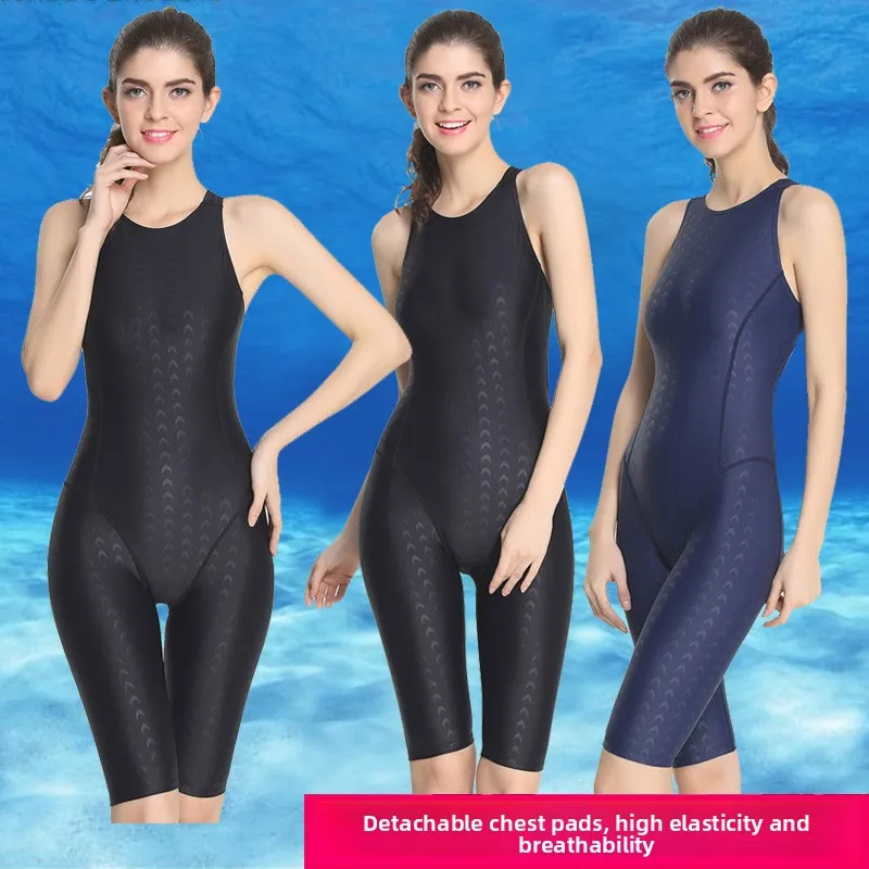 

Профессиональный слитный купальник для женщин в стиле Arkskin, для спорта и тренировок, консервативный, термо, быстросохнущий, нейлоновый