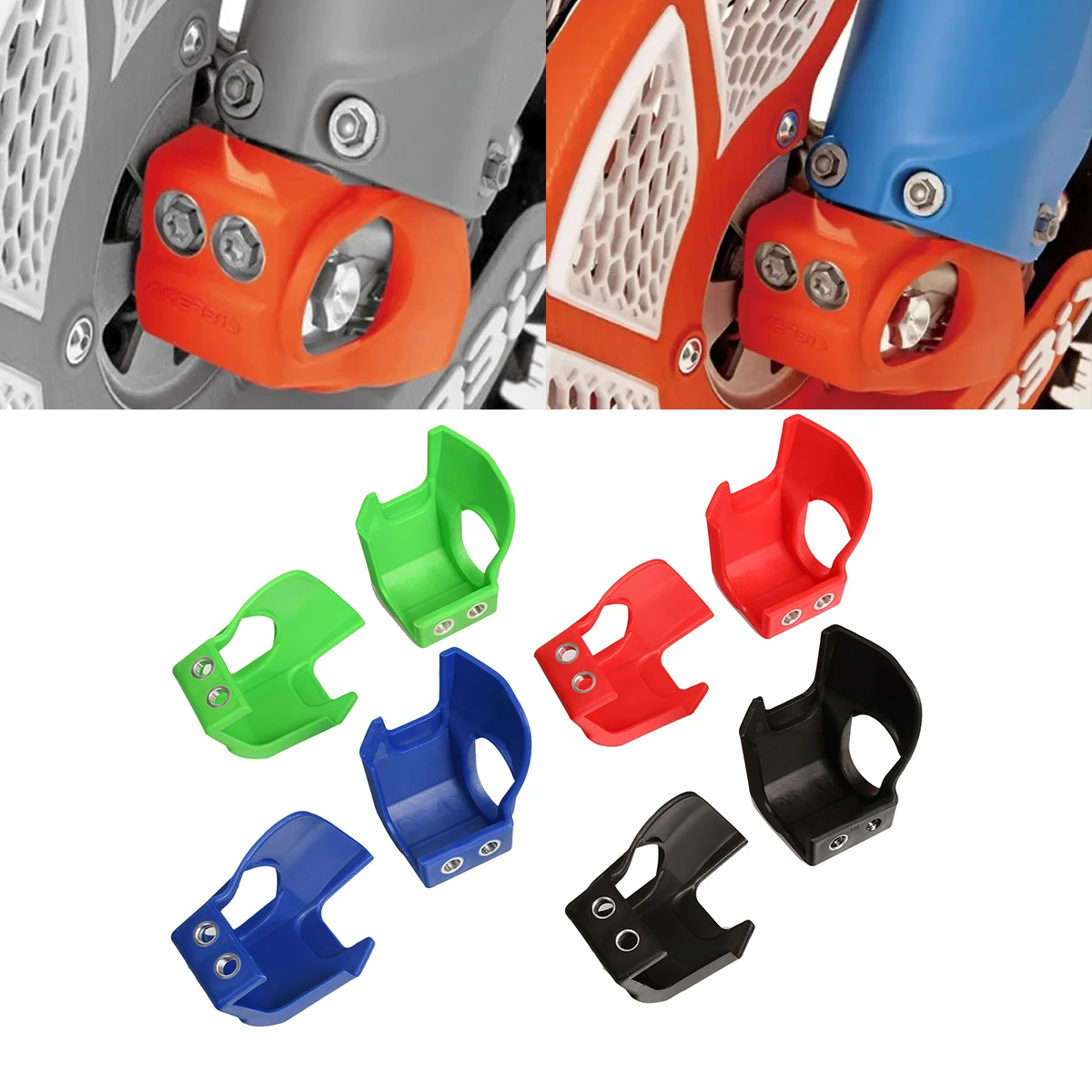 

Motorcycle Front Fork Shoe Cover Lower Leg Guard Protector For HONDA 250X 450X 250RX 300RX 450RX CRF 250R 450R CRF250R CRF450R