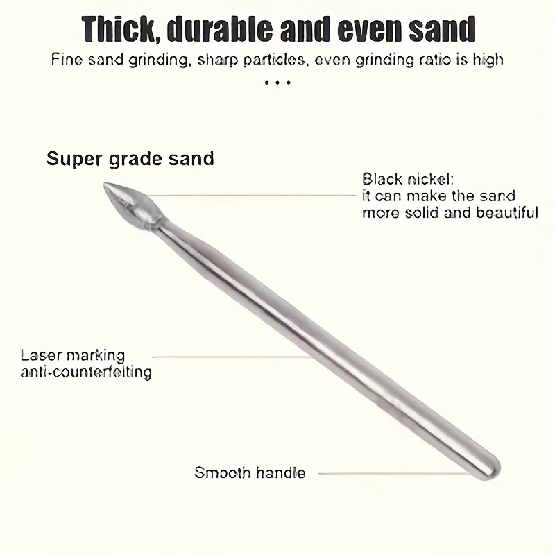 Juego de rebabas de molienda de diamante, 30 unidades, punta de aguja, grabado, tallado, pulido, brocas de 2,35/3mm para Kit de herramientas rotativas de piedra de Jade de vidrio