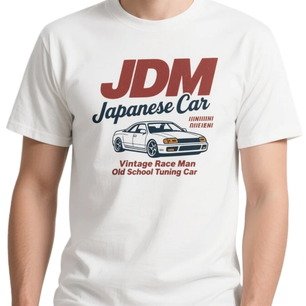 

JDM Japanese Automotive Retro Race Men Vintage Tuning Car T Shirt. New 100% Cotton Short Sleeve O-Neck Casual T-shirt Size S-3XL