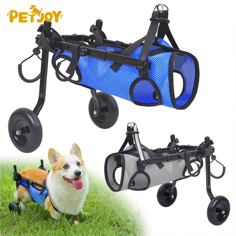 

XS-M Pet Wheelchair Aluminum Alloy PP Polyester Adjustable Folding Dog Wheelchair Disabled Elderly Dog Leg Support Pets Products