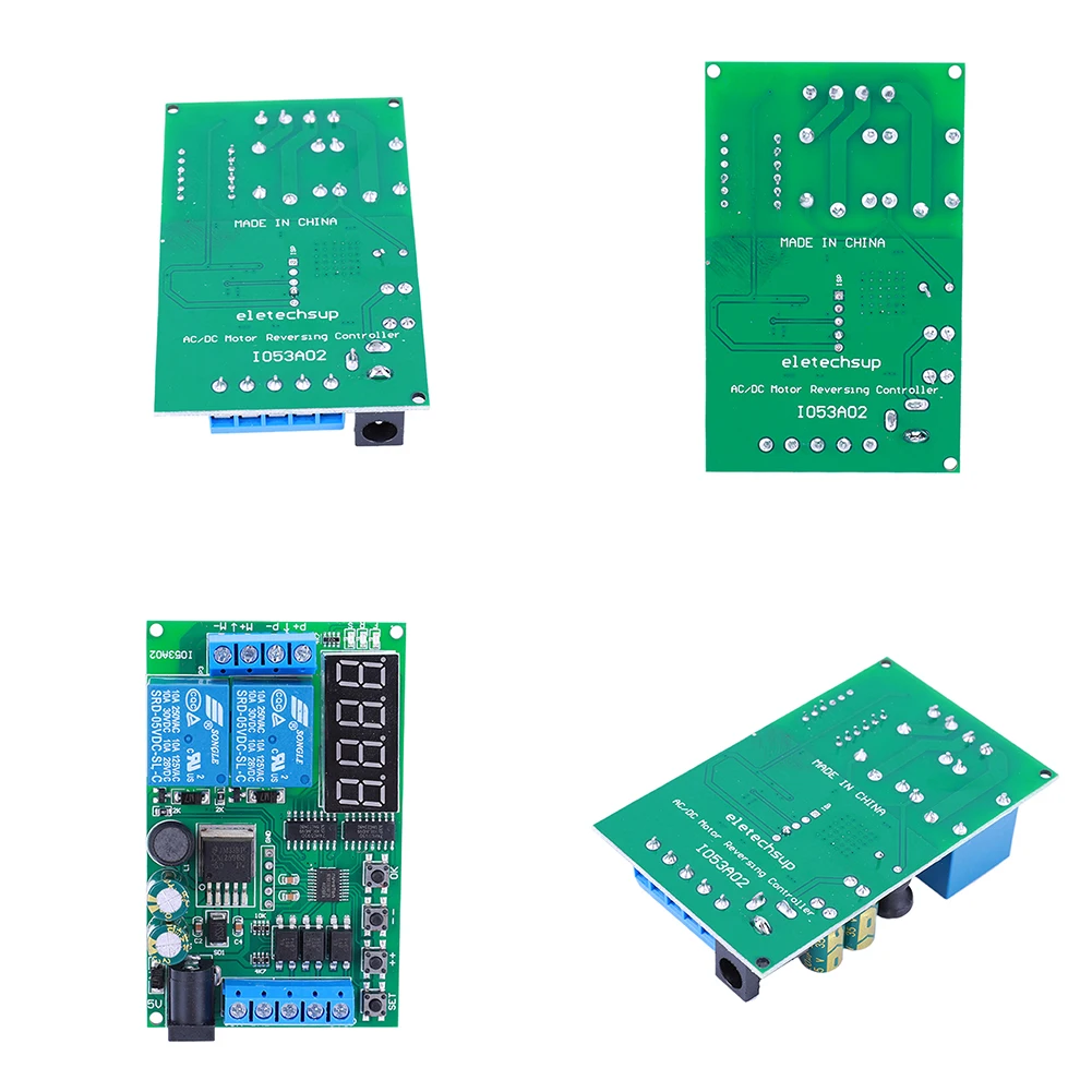 DC 5-24V Motor Controller Relay Board Multifunction Forward Reverse Control Limit Start Stop Switch for Toy PLC Car Garage Door