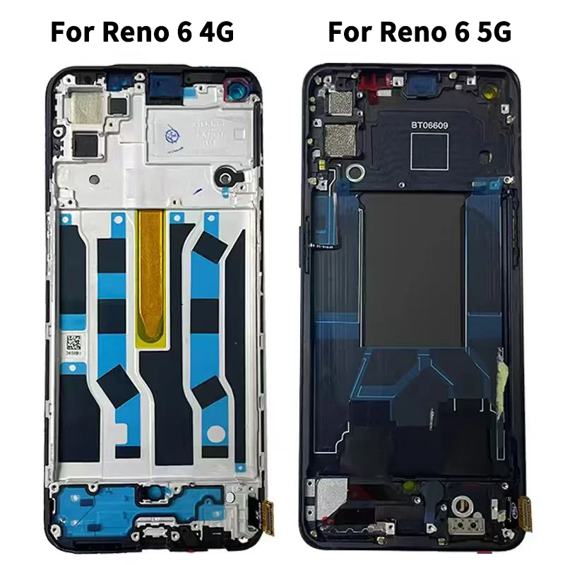 6.43" AMOLED Wyświetlacz LCD z panelem dotykowym i digitizerem do OPPO Reno6 4G CPH2235 oraz Oppo Reno 6 5G PEQM00, CPH2251 — zdjęcie produktu 5