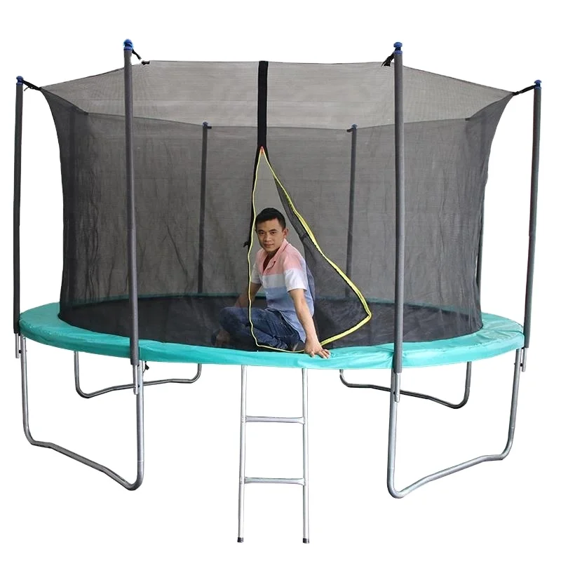 

Outdoor Trampolines for Kids Adults Large Outdoor Fitness Exercise Sport with Enclosure Safety Net 12 Ft 366 m Max Load 250 KGS