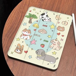 Smart Cover per IPad Air 6 Case IPad 10th Gen Air 5th 4th 10.9 2020 Pro 11 IPad 10.2 Case 7/8/9th Generation Cute Cartoon Puppy