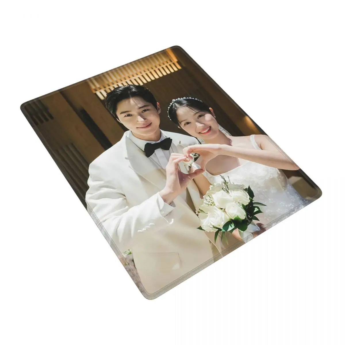 Tapis de souris Gamer PC et Ordinateur Portable, Motif Runner K-drama Byeon Woo Seok, Tapis de Clavier, Accessoires de Bureau pour Ordinateur et Gaming, Tapis de Bureau