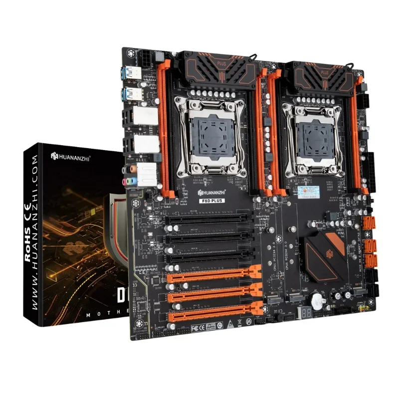 HUANANZHI X99 F8D PLUS LGA 2011-3 XEON X99 Motherboard Support SATA Intel Server 512GB 8 DDR4 DIMM Xonor X9b 5g CN;GUA E-ATX