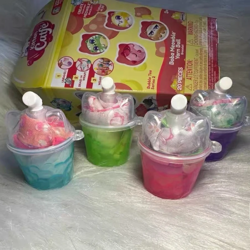 

Натуральная кошачья чашка Kawaii Cat, кофейная чашка, мини-браслет, слепая коробка, подарок на день рождения, модные креативные игрушки, аниме-мультфильм для девочек