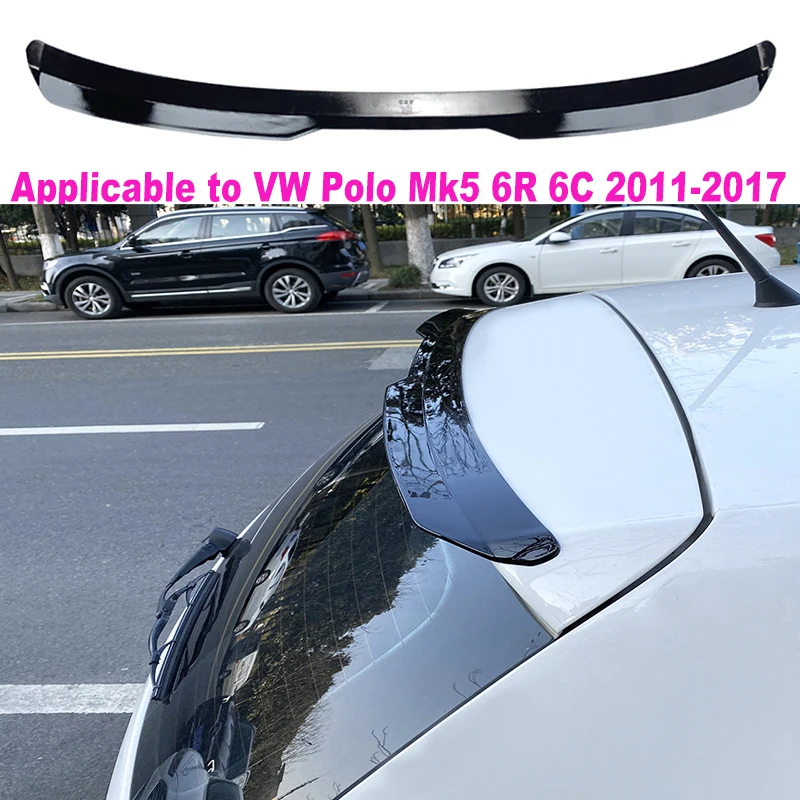 Applicable to Volkswagen Polo Mk5 6R 6C 2011-2017 Polo Max Tail Top Wing Spoiler Modification