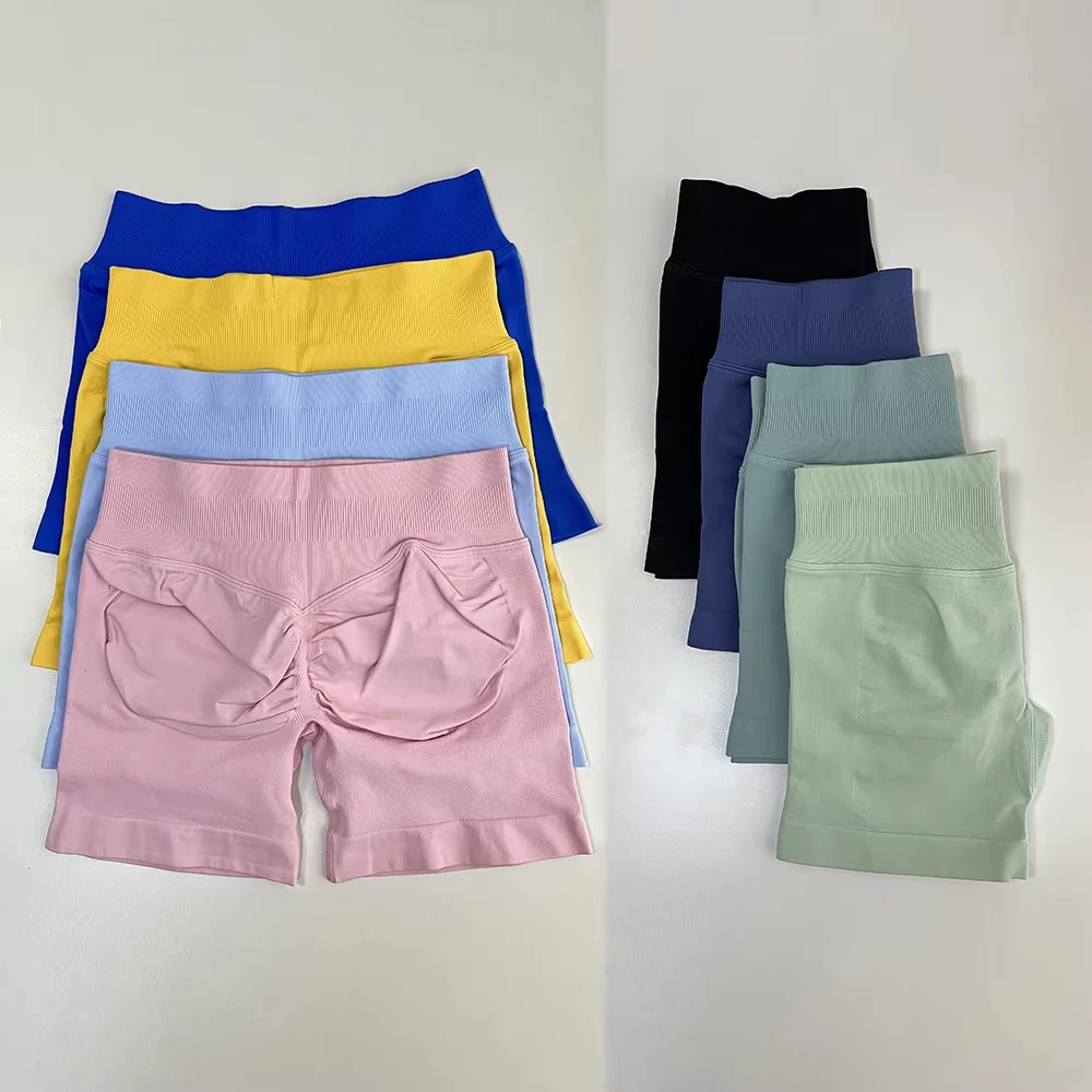 

Impact Shorts Women Scrunch Bum Gym Shorts Low Waist Seamless Yoga Shorts Workout Biker Shorts Stretch Fitness Short Leggings