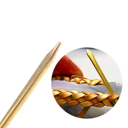 Brass leather thread needle leather thread leather strap knitting manual leather knitting tool 1pc
