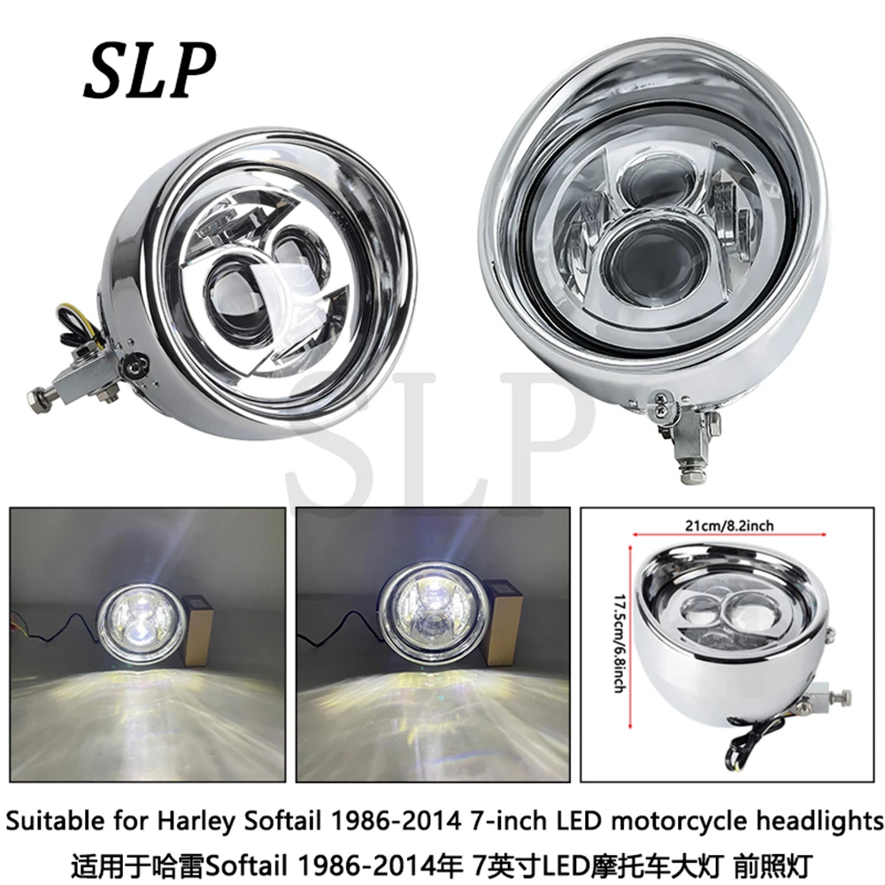 

Suitable for Harley Softail 1986-2014 7-inch LED motorcycle headlights