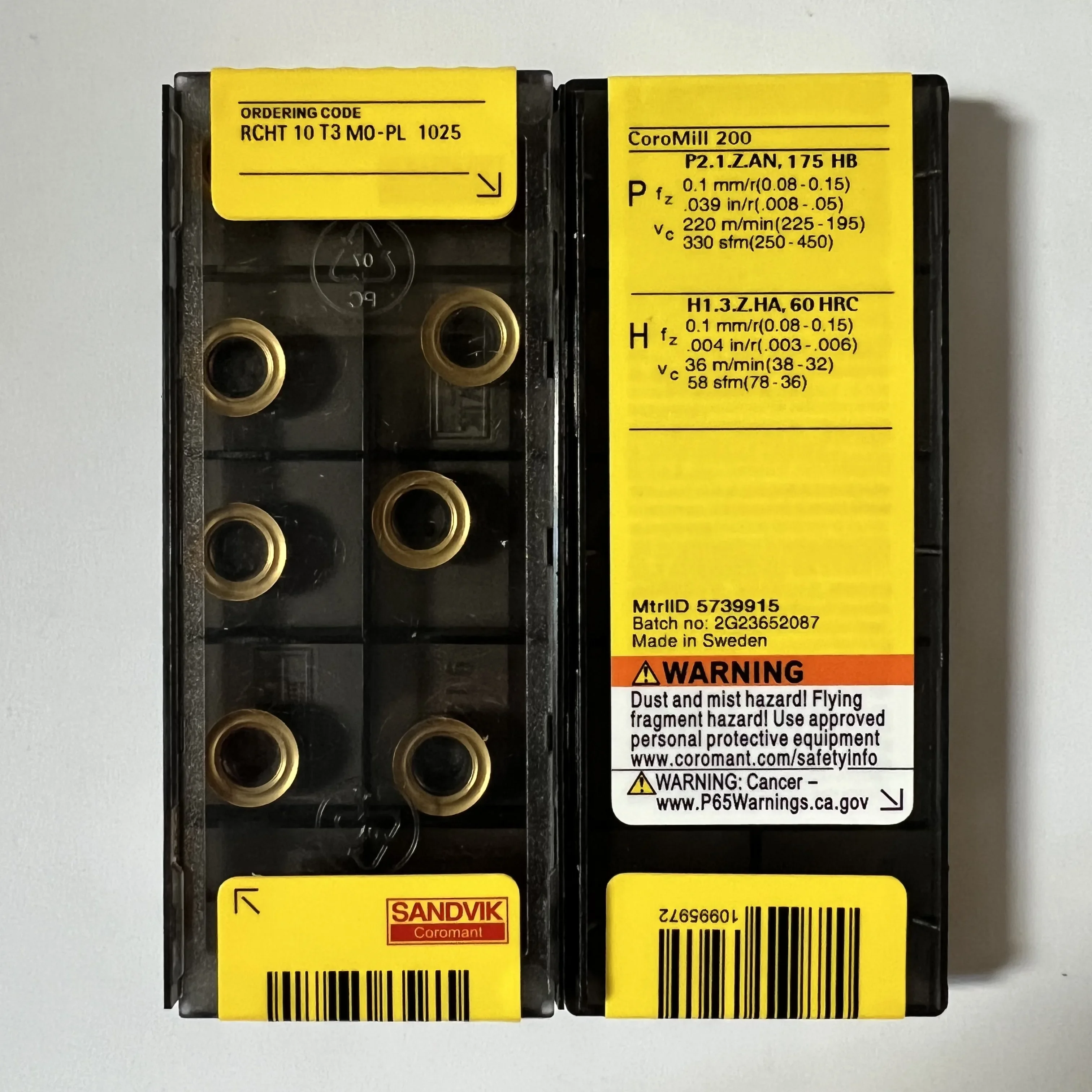 

RCHT10T3M0-PL 1025 Original CNC blade