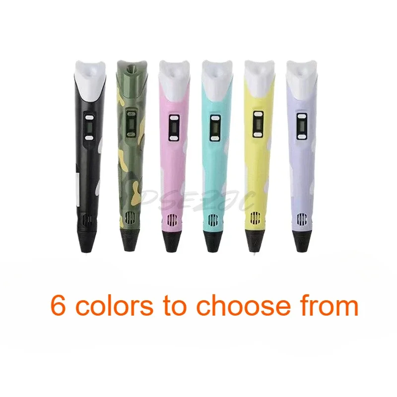 3D Printing Drawing Pen Professional Students Use Magic 3D Graffiti PLA Consumables Pen Set Hot Melt Pen