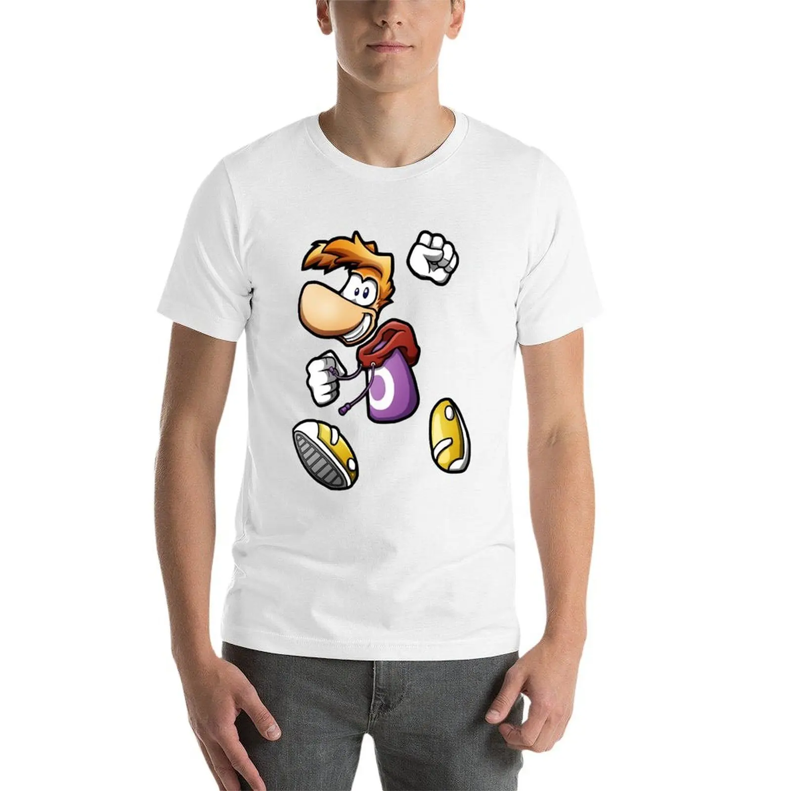 2025 نموذج جديد مضحك الهدايا Rayman Legen أصول مغامرات الهروب العظيم تي شيرت تي شيرت للرجل الرسم تي شيرتات عجيبة