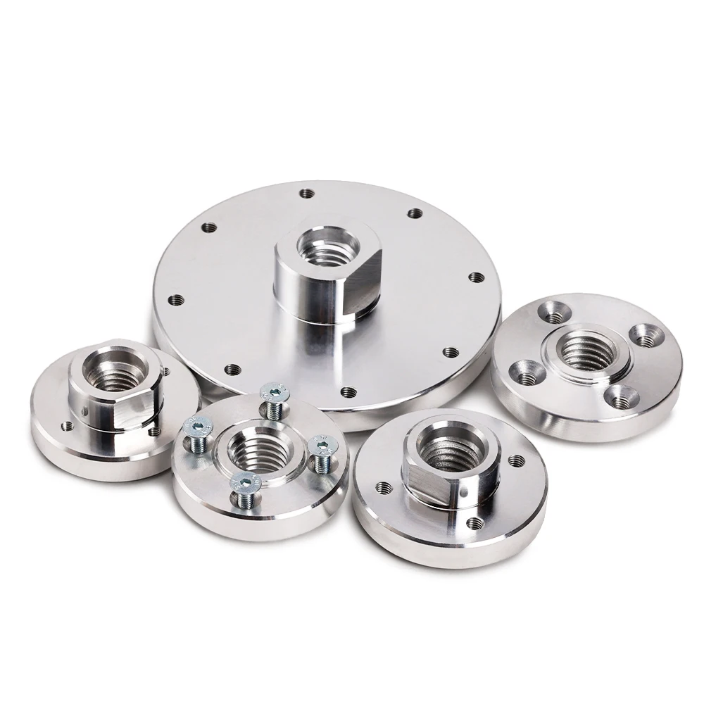 Aluminum Flush Mount Flange with M14 or 5/8
