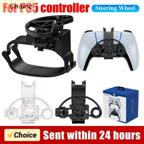 소니 PS5 게임 컨트롤러 액세서리 용 미니 스티어링 휠 3D 인쇄 레이싱 게임 스티어링 휠 교체 향상된 게임