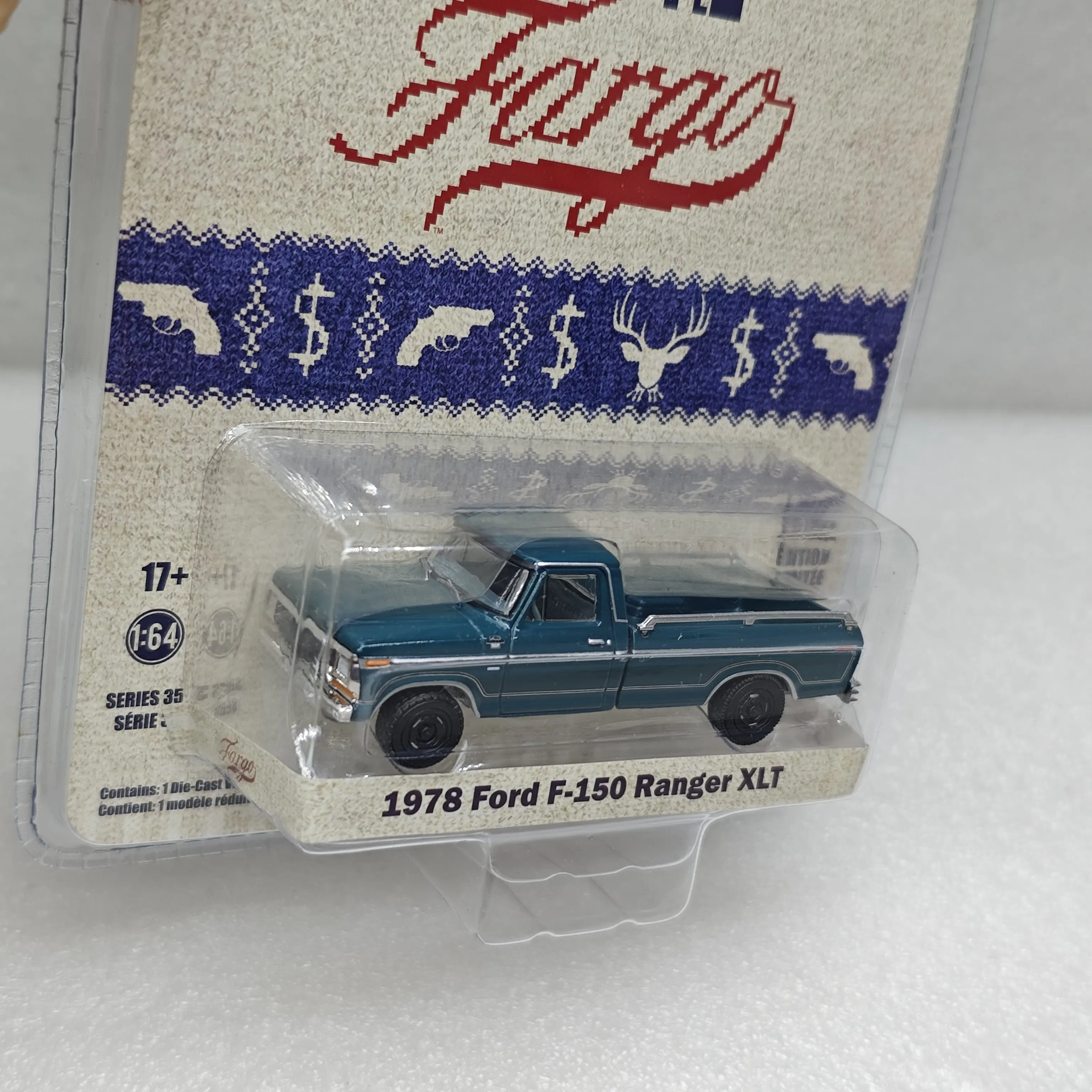 

GreenLight 1:64 1978 F-150 Ranger XLT Alloy Simulation Micro Car Model Collection Decoration Car Toy Gift