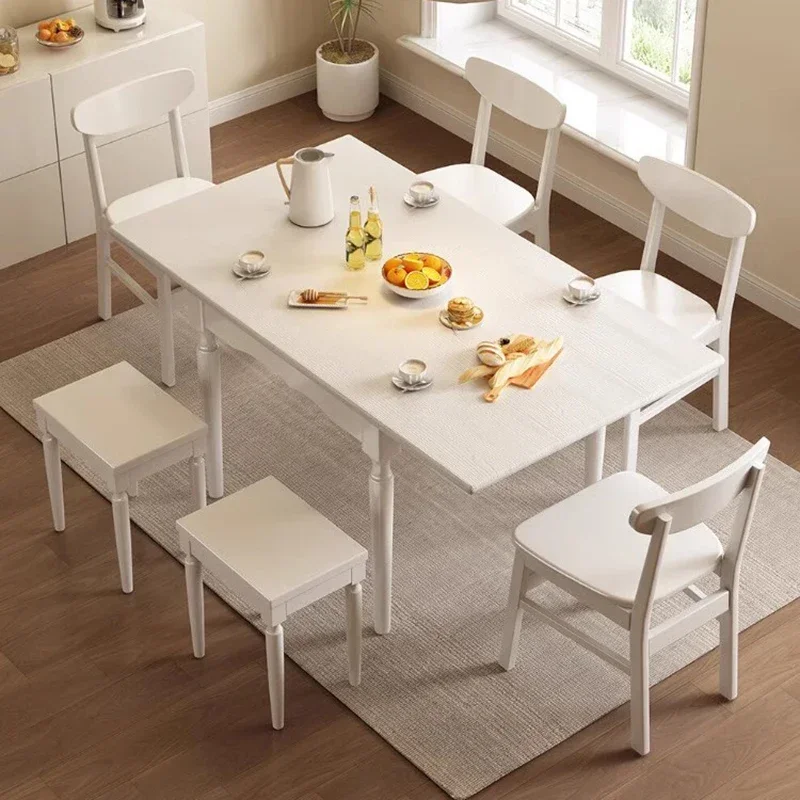 

m White Dining Table Solid Wood Designer Center Hotel Lobby Coffee Tables Outdoor Kitchen Mesas Jantar Home Furniture m