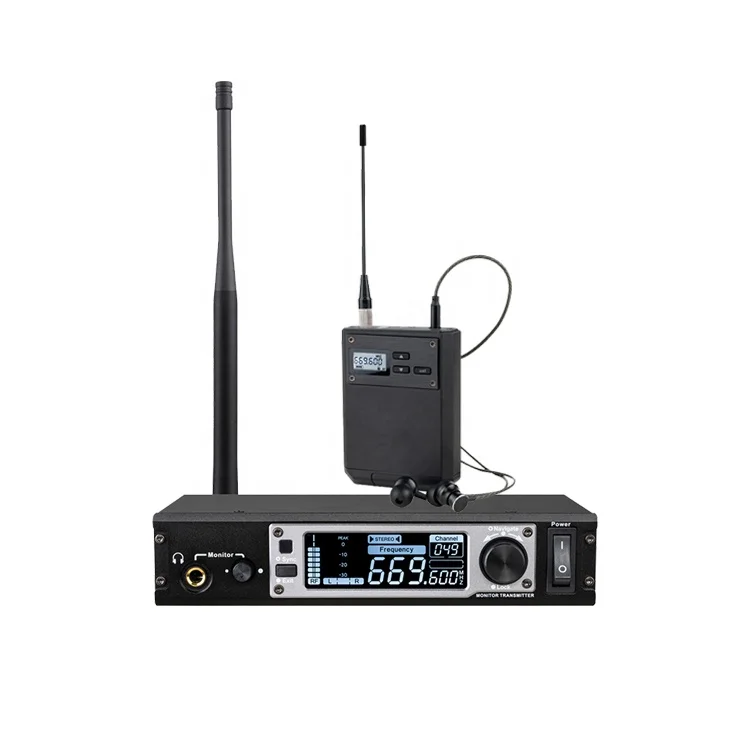 

Xtuga IEM720 Single Channel UHF Frequency Selectable Stage Return Inalambrico Personal System Wireless Monitor Inears