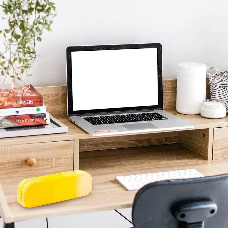 防水シリコンペンシルポーチ,ペンケース,大型収納バッグ,学校,事務用品,大容量