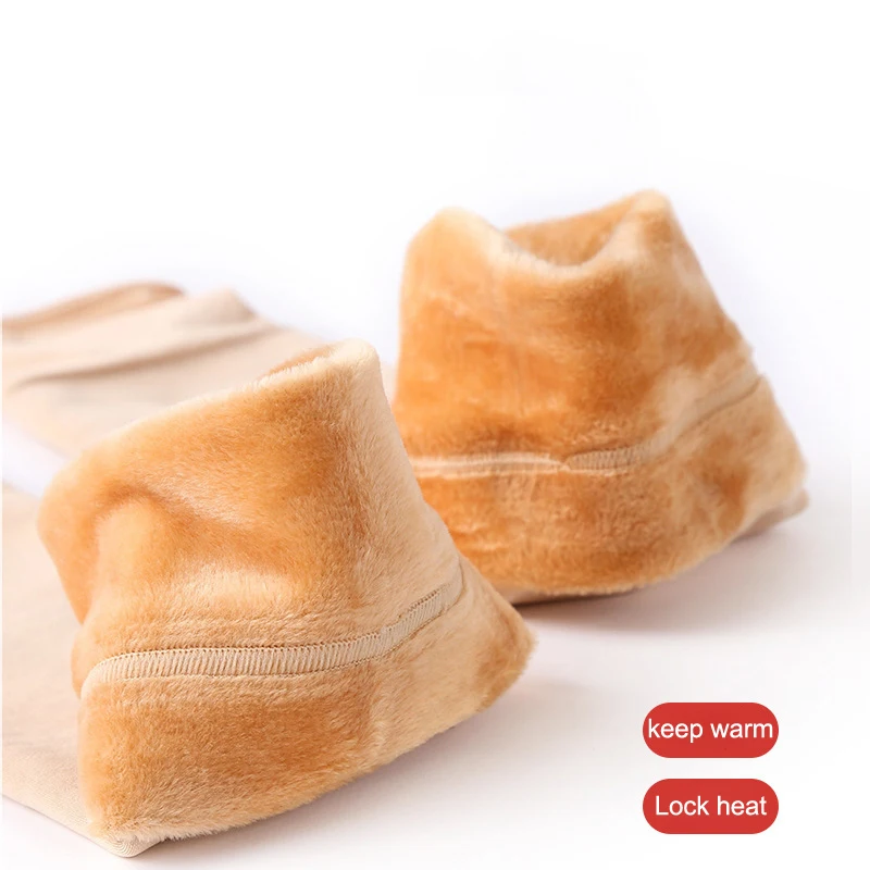 Ginocchiere calde invernali in peluche ispessito Protezione per ginocchia in pile anti-freddo Conservazione del calore Sport Anziani Supporto per ginocchiera per gambe fredde