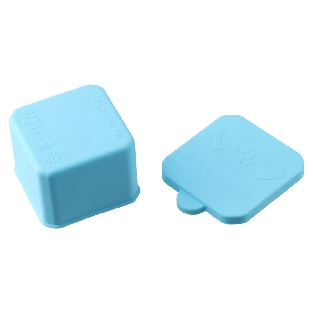 1/3pcs Silicone Food Distribution Box Red/Pink/Purple/Green/Orange/Blue 2/4 Inch Snack Containers Lunch Box Containers Picnic