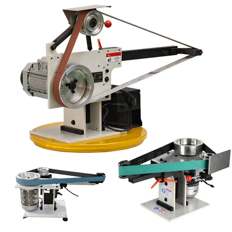 آلة تلميع المعادن متعددة الوظائف بحزام عمودي وأفقي WKR-LW02