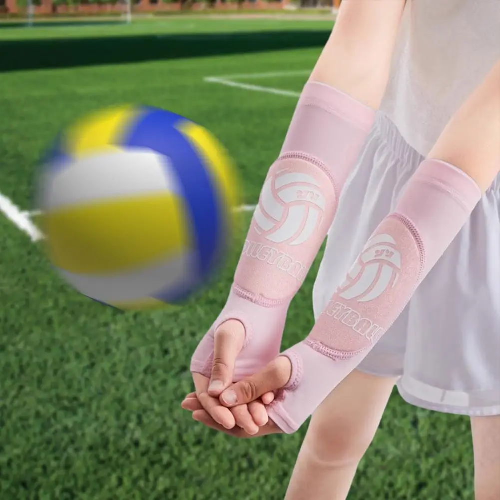 Volleyball Arm Sleeves Volleyball Arm Sleeves for Forearm Teens Volleyball Arm Padded Sleeves Set Breathable Ice for Passing