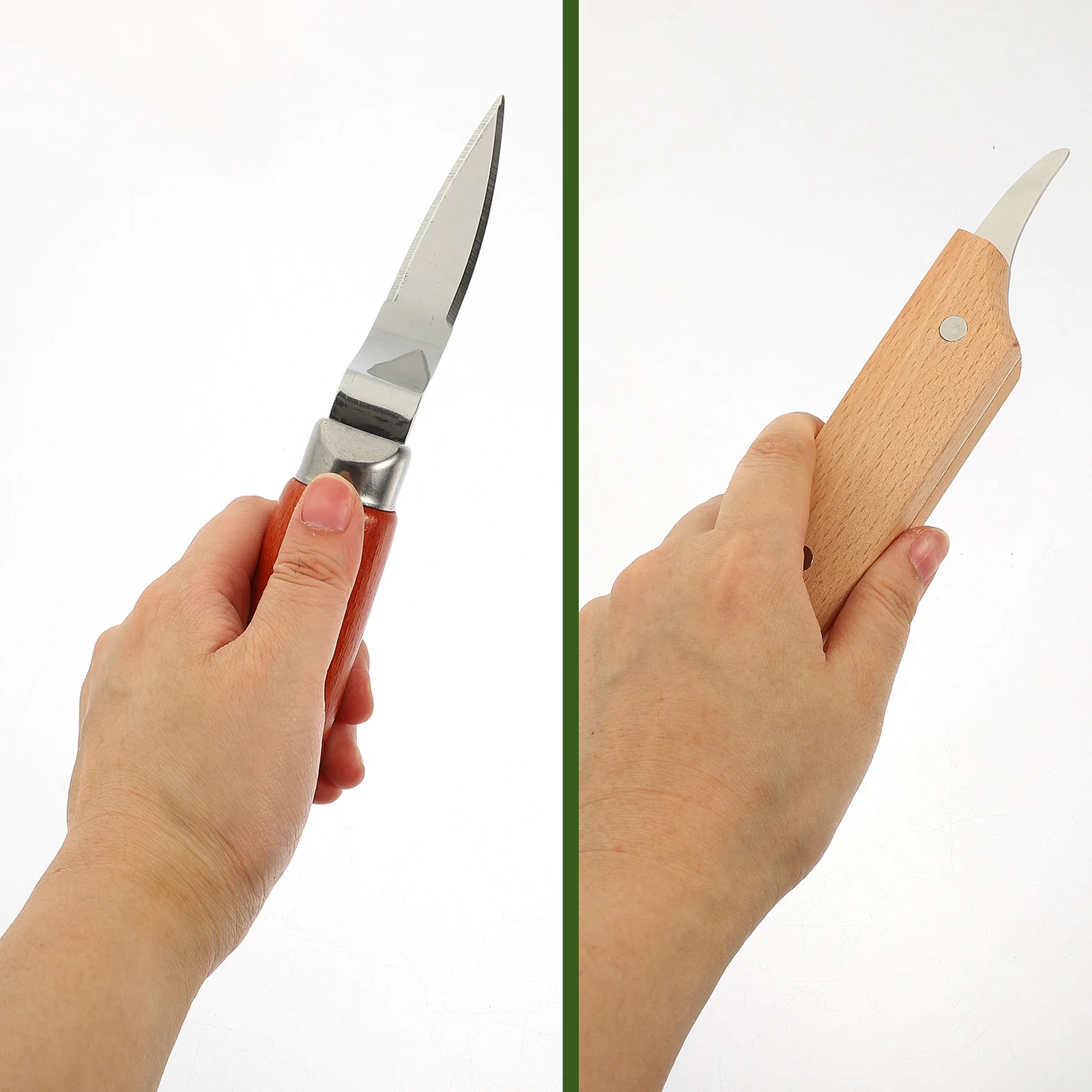 

1Set Beech Coconut Cutter Tool Practical Safe Scraper Ergonomic Grip Professional Kitchen Accessory Long Time Use