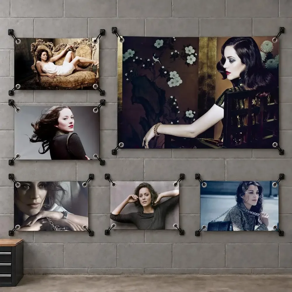 Cool Singer M-Marion Cotillard Flags Bedroom House Living Room Dorm Outdoor Party Wall Hanging Background Banner Decor