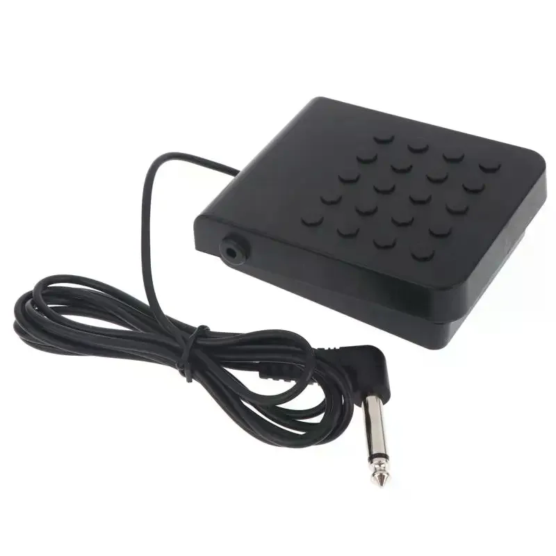 Pédale de sustain universelle avec base antidérapante chromée, pour tous les pianos numériques, claviers électroniques, pratique à domicile, 1 pièce