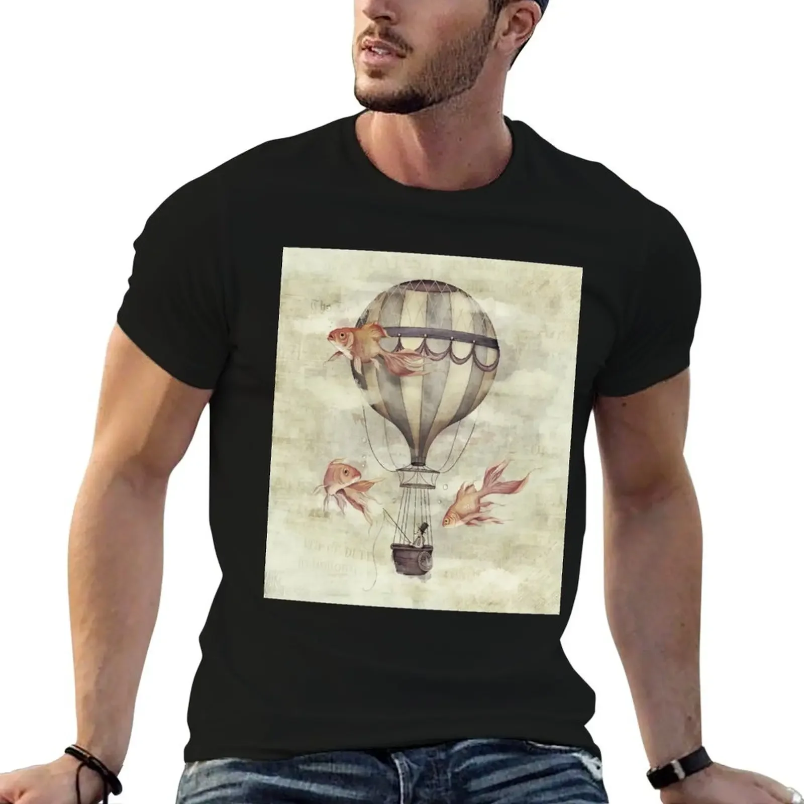 

Skyfisher T-Shirt summer top graphic t shirt vintage custom shirt heavyweight t shirts for men