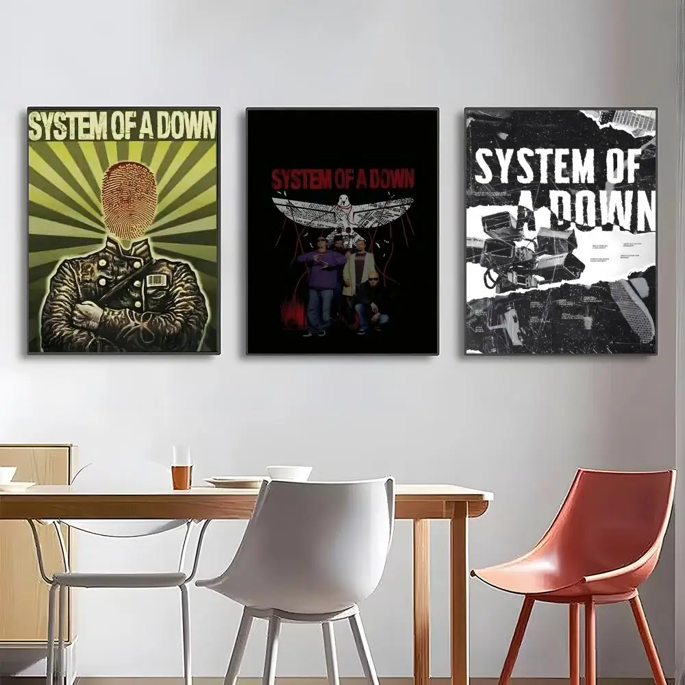 Heavy Metal Band System of A Down Poster High-definition posters, wall art for living room and home decor.