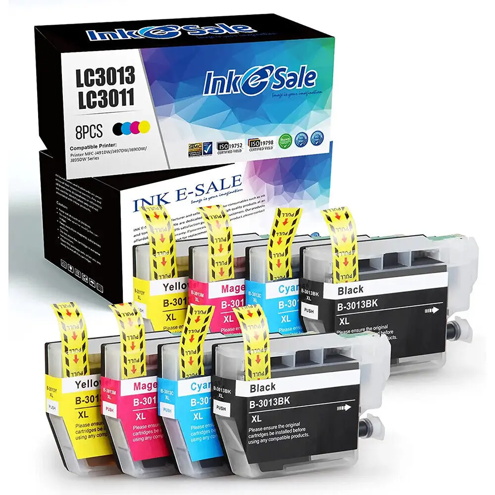 LC3013 Ink For Brother LC-3011 MFC-J497DW MFC-J690DW MFC-J895DW MFC-J491DW 8PK