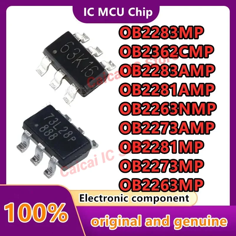 100Pcs OB2262MP  OB2263MP  OB2273MP  OB2283MP  OB2281MP  OB2273AMP  OB2263NMP  OB2281AMP  OB2283AMP OB2362AMP OB2362CMP  SOT23-6