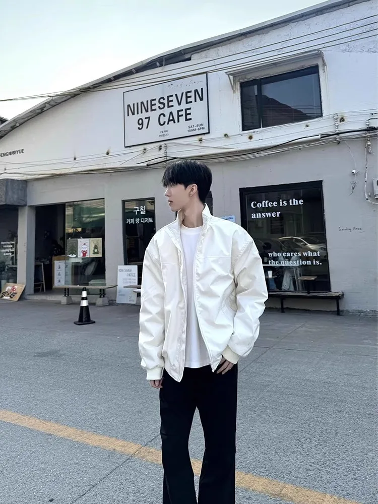 

Corduroy Pilot Jaet Men's ort Cotton Baseball Coat Warmth Autumn Winter Faion Outerwear Youth Loose Fit Thermal