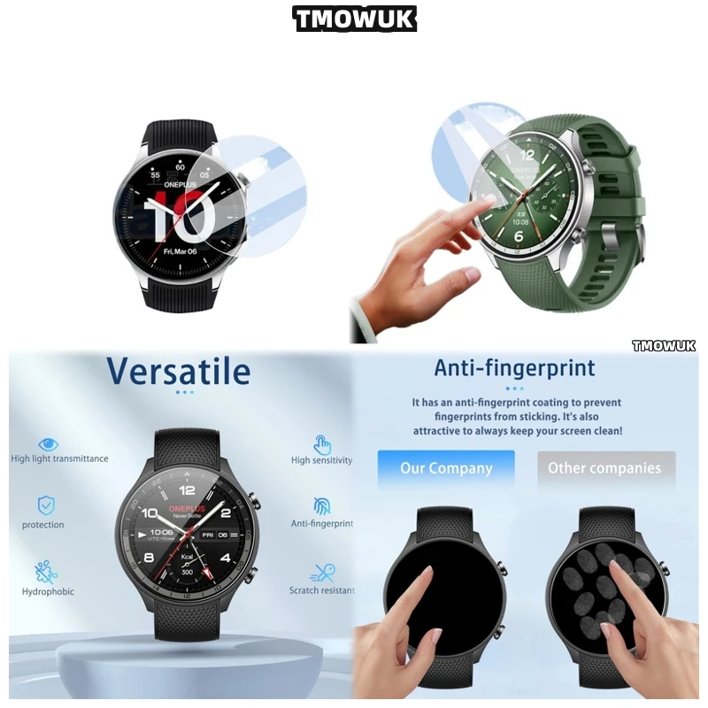 

For Oneplus Watch 2R Screen Protector Tempered Glass Film HD Clear Anti - Scratch