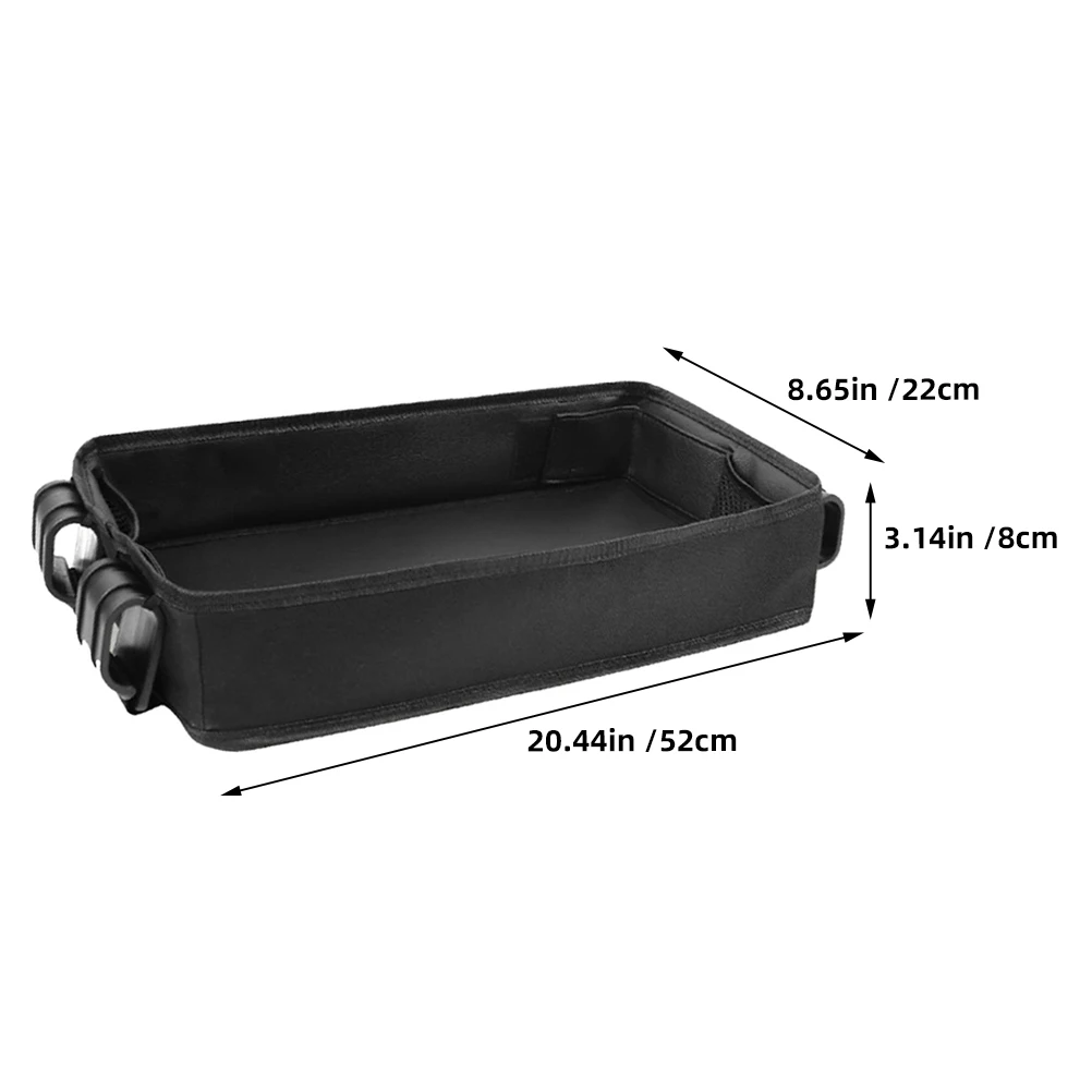 صينية عربة الأطفال، حامل الوجبات الخفيفة العالمي للأطفال الصغار، منظم هاتف كأس Xl أسود متوافق مع معظم عربات الأطفال القماشية للسفر
