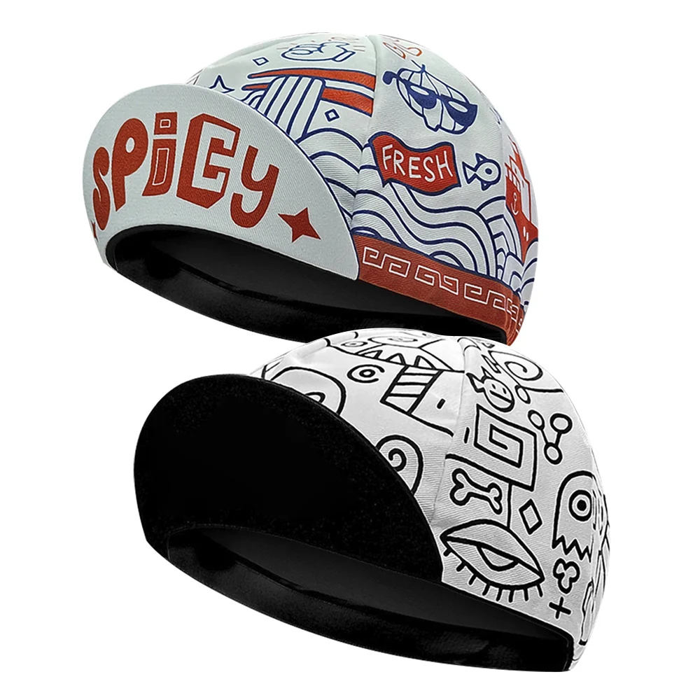 Funny Cartoon 2 Styles Spicy Ride Bike New Classical Cycling Caps OSCROLLING Gorra Ciclismo Unisex