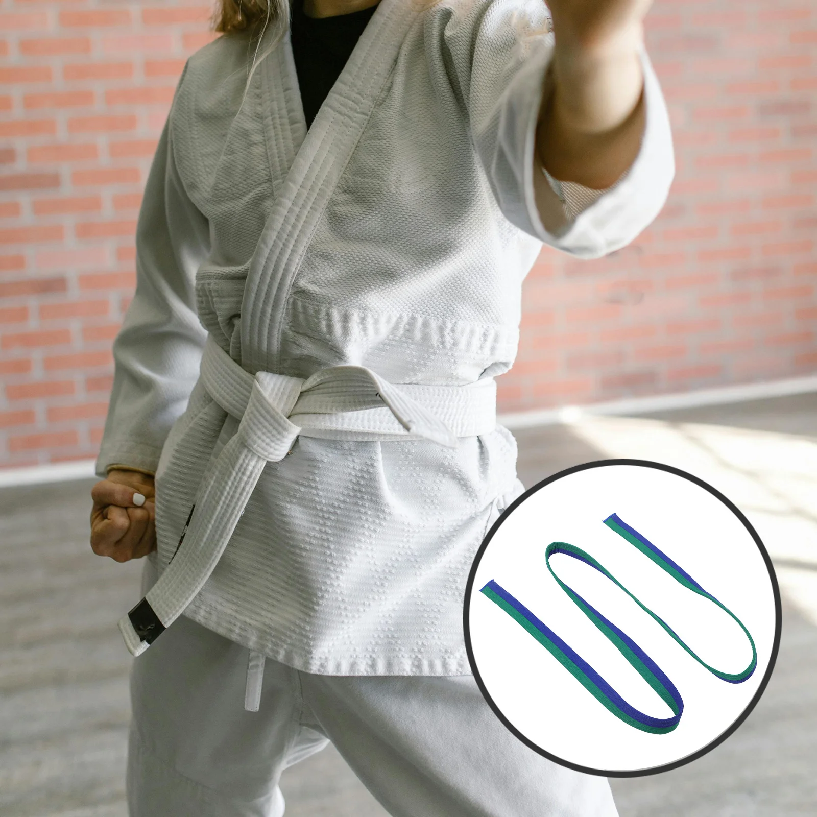 

Portable Karate Belt Comfortable and Relaxing for Various Martial Art Movements Training Waistband for All Taekwondo Belt