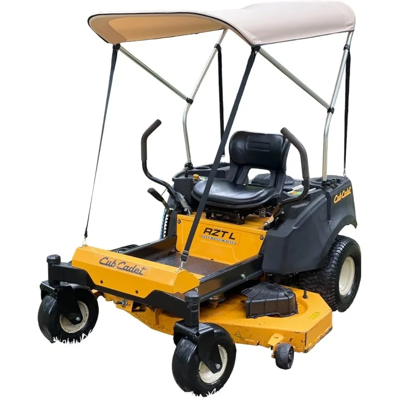 

Sun Shade Canopy for Zero Turn Lawn Mower - Fits John Deere, Kubota, Cub Cadet, Troy-Bilt & Other Brands - Reduce Heat and Glare