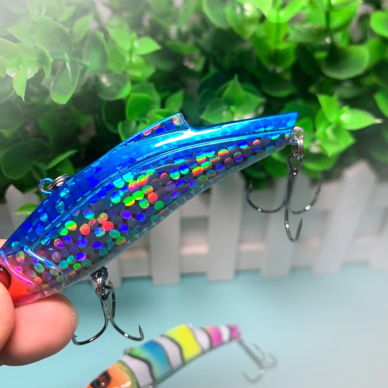 Testar Sinking Vibration Bait 90mm 33g Long Casting Winter Fishing Lure Vib Artificial Rattlin Hard Bait for Pike Bass Pesca