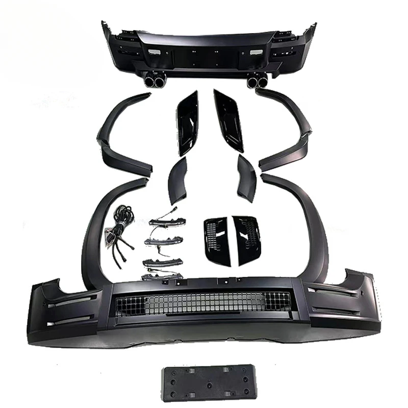 

SAAR Hot Sale Compatible with Land Rover Defender 90 110 130 Lumma Grille Fog Light Frame Narrow Body Modification Surround