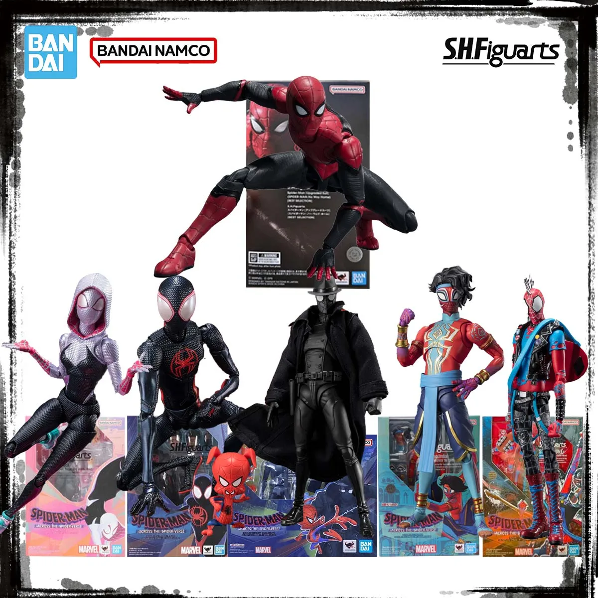 

Bandai Genuine Original SHF American series In Stock Anime Figure SPIDER-MAN No Way Home Gwen PUNK India Action Figures Toys