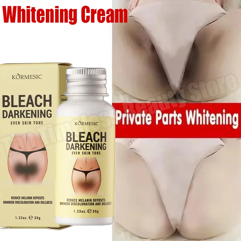 Crema para blanquear el cuerpo, partes privadas, suero blanqueador de axilas, blanqueador de glúteos, rodilla, ilumina la parte interna del muslo, íntimo, oscuro, elimina la melanina