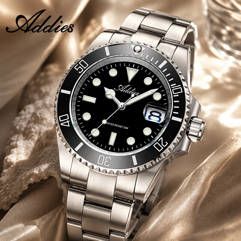 

ADDIES 2026 Luxury Women's Quartz Watches 5Bar Waterproof BGW9/C3 Super Luminous Stainless Steel Business Woman Wristwatch New
