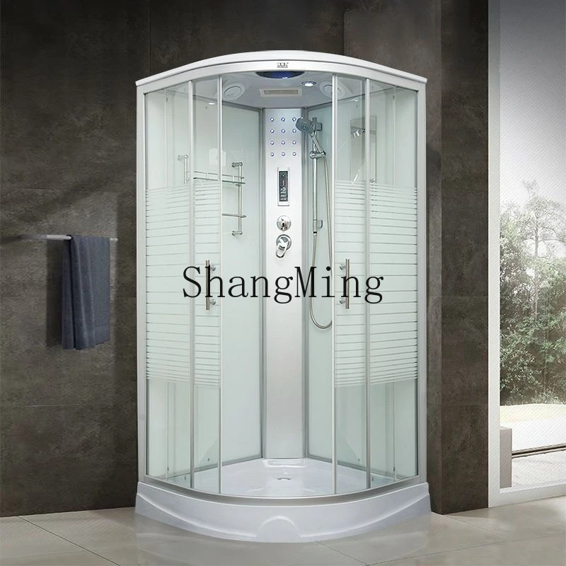 

ZYY shower room glass fan partition bath household integrated closed sauna bath room