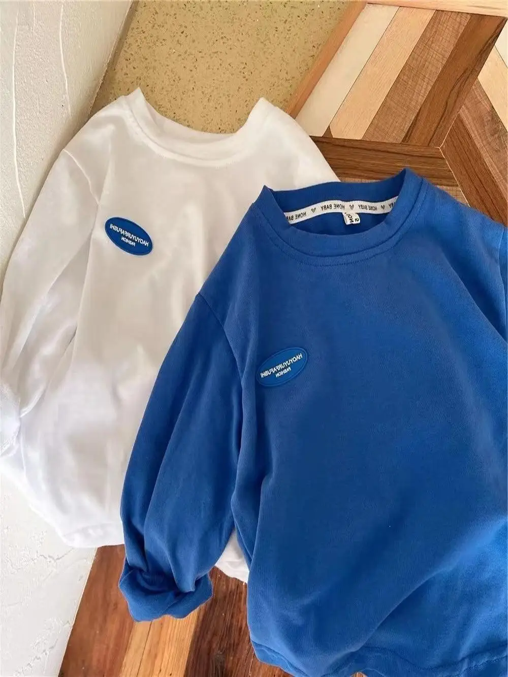 Camiseta Infantil de Manga Longa em Algodão Fino, Estilo Casual para Meninos e Meninas, Roupas da Moda para Crianças Grandes,...